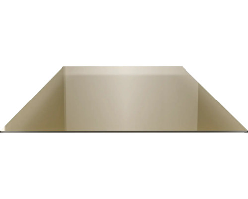 form&style Walk In MODENA 90 x 195 cm, profiel zwart mat, glasdecor bruin, vuilafstotende glascoating