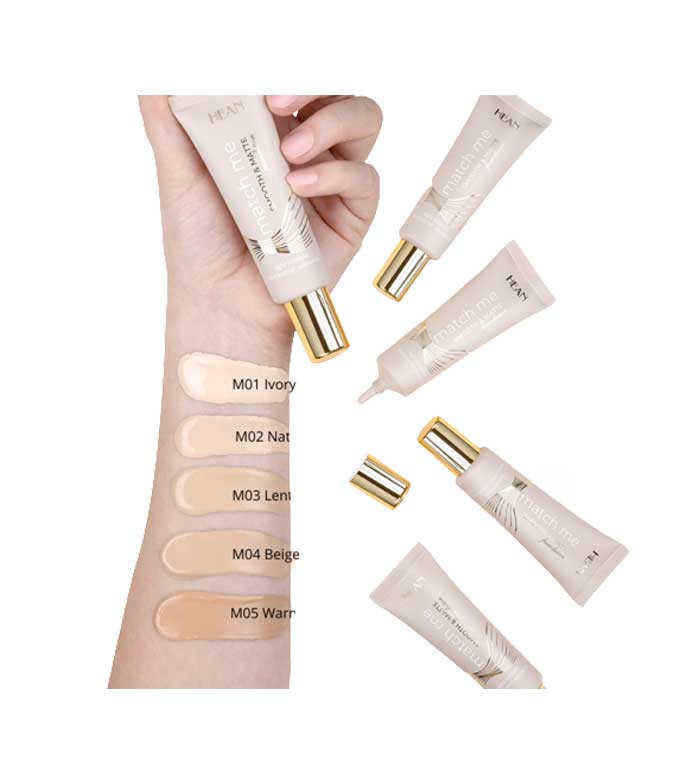 Hean - Base Matte Match Me - M01: Ivory