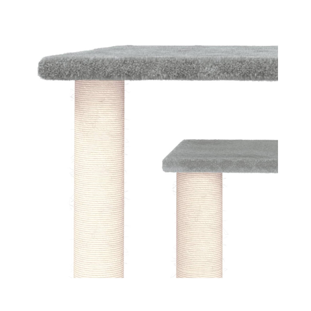VidaXL Kratzsäule grau