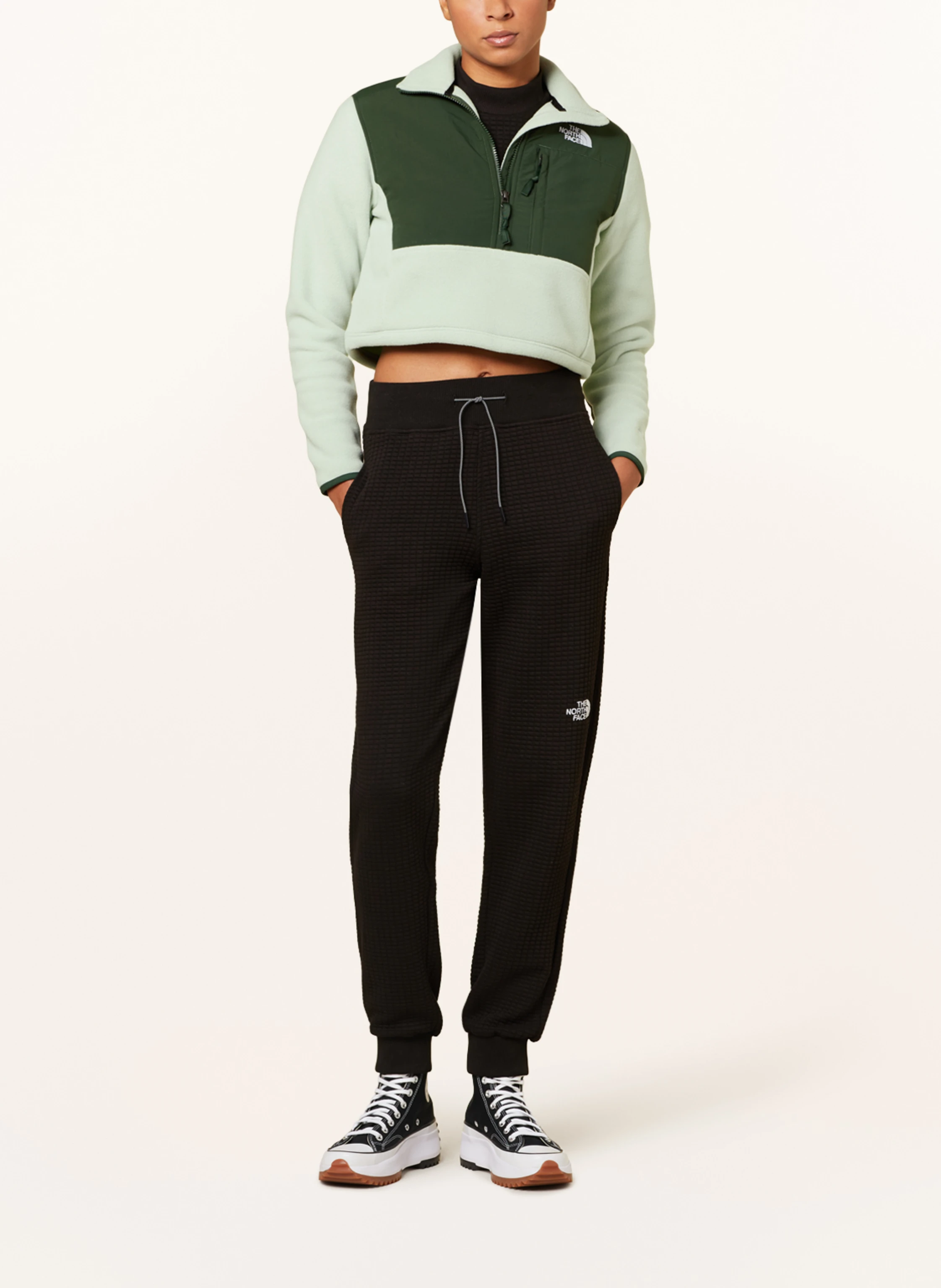 THE NORTH FACE Cropped-Schlupfjacke DENALI im Materialmix