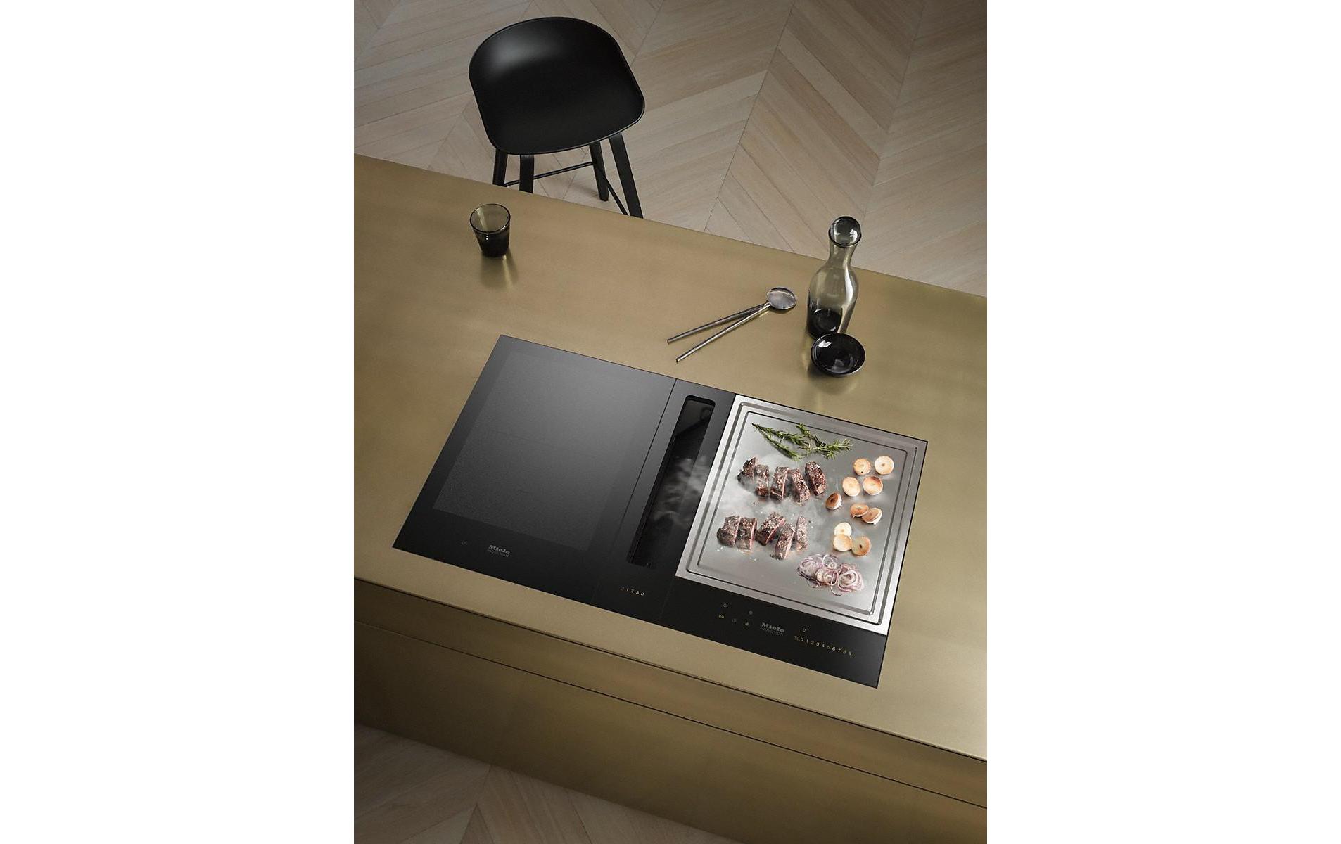 Tepanyaki-Grill SmartLine CS 7632 FL Flächenbündig<br>Induktionsbeheizte Grillplatte