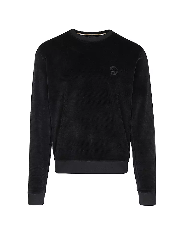BOSS Loungewear Sweater schwarz