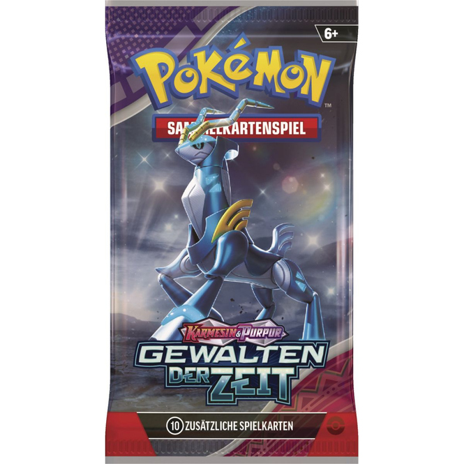 Pokémon - Karmesin & Purpur - Gewalten der Zeit - Booster - 1 Stück
