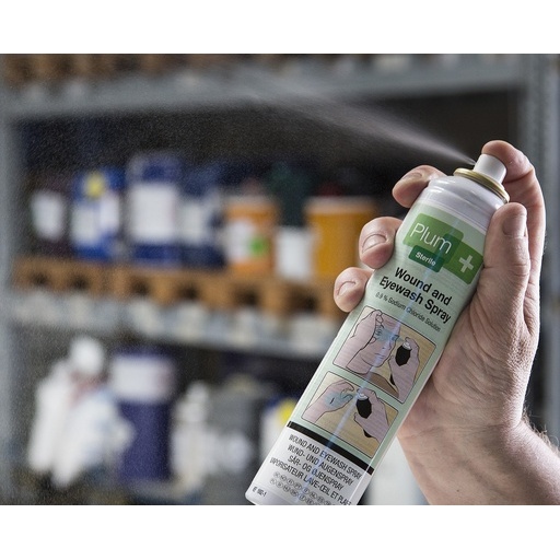 Spray lave-oeil et nettoyant plaies stérile NaCl 0,9%
