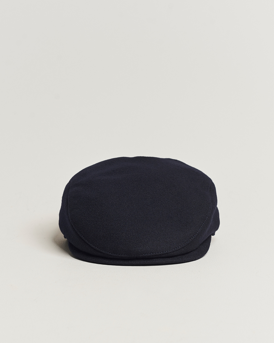 Wigéns Ivy Slim Donegal Wool Navy