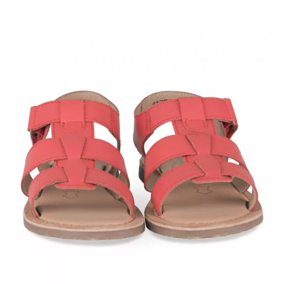 Sandales ROUGE MEGIS KIDS