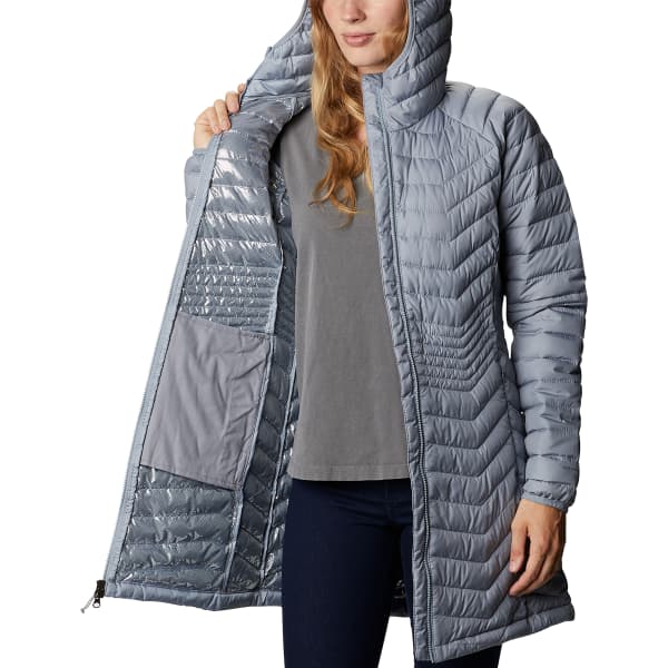 Doudoune randonnée COLUMBIA POWDER LITE MID JKT W TRADEWINDS GREY