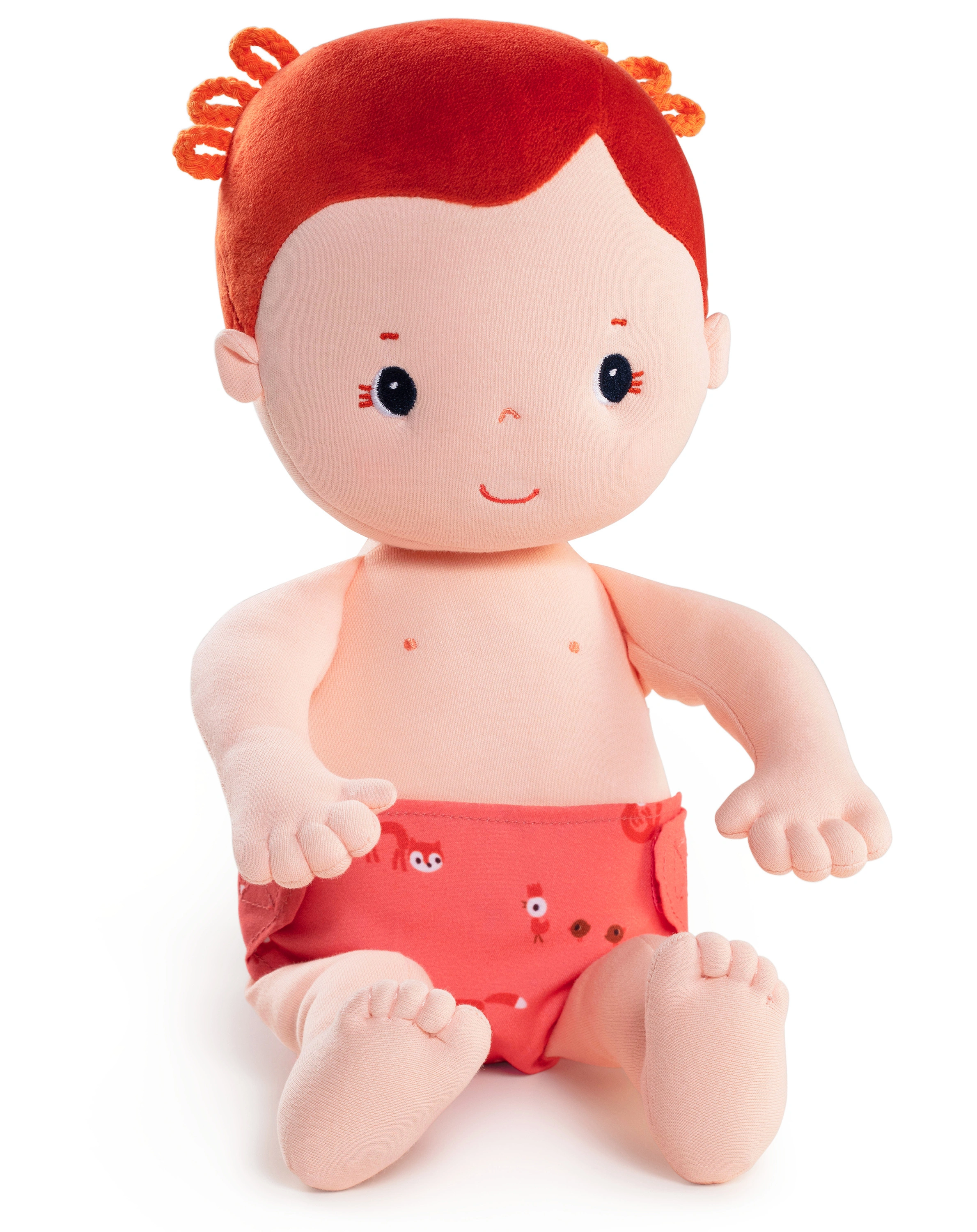 Stoffpuppe ROSE mit Schnuller (36cm)