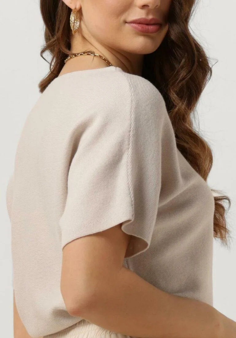 KNIT-TED zand knit-ted trui eva
