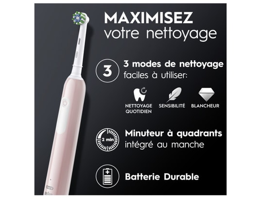 ORAL B - Oral-b pro series 1 brosse à dents électrique rose