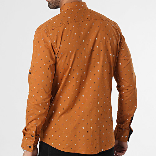 Chemise Manches Longues Camel