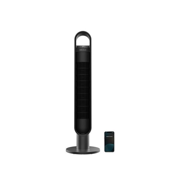 Cecotec Torre de Ventilação EnergySilence 9190 SkyLine Ionic Connected Black