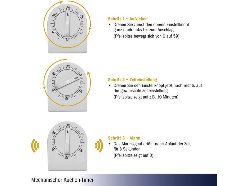 TFA Dostmann Küchentimer FE-TFA Weiss Timer für die Küche