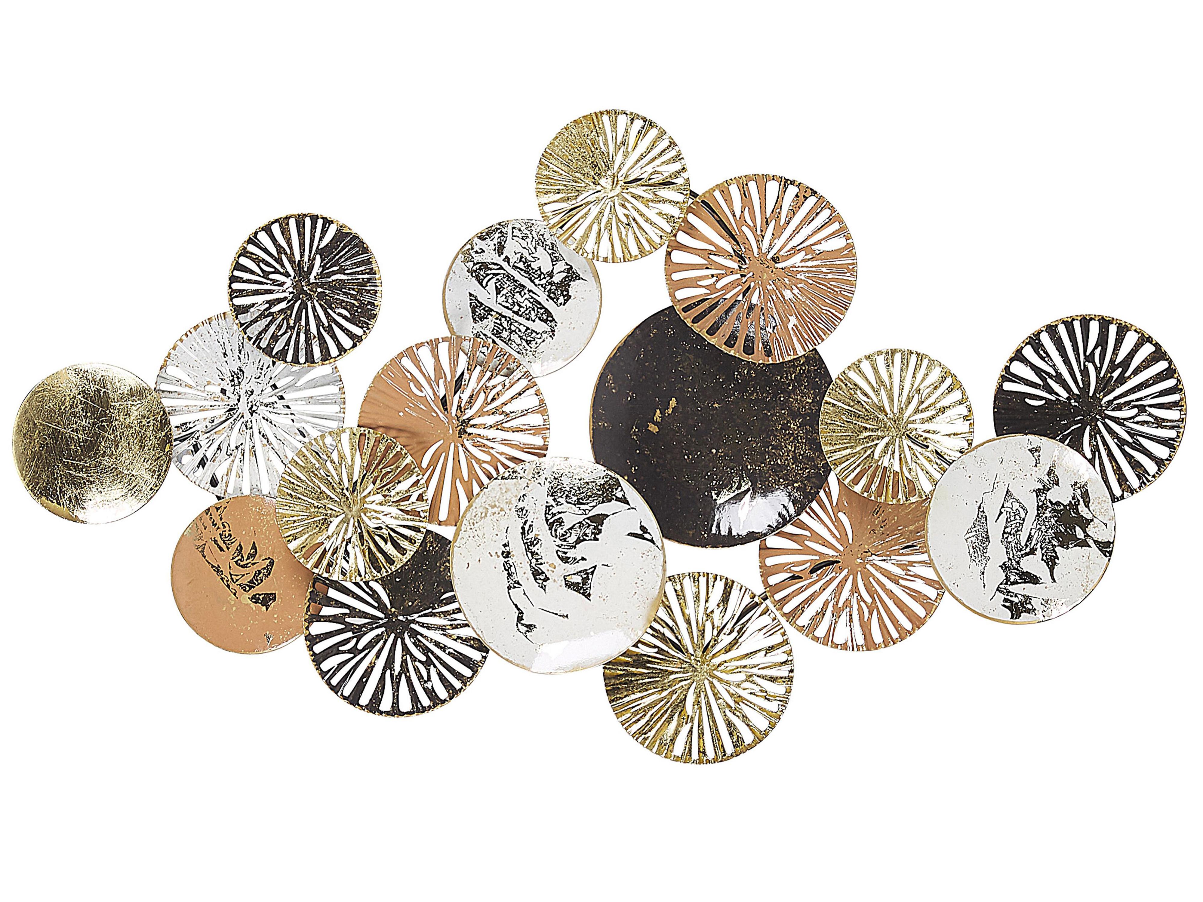 Wanddecoratie OSMIUM Metaal 50 cm Zilver