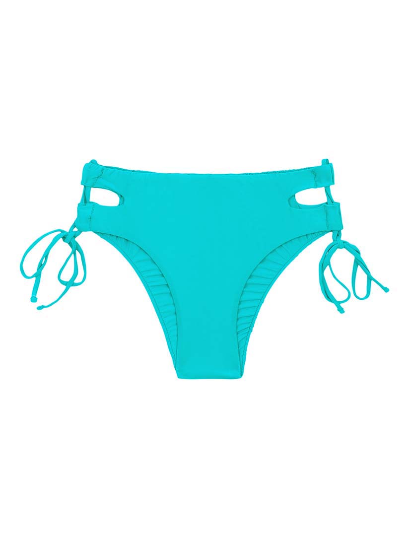 Jade Blue Ribbed Bikini Briefs