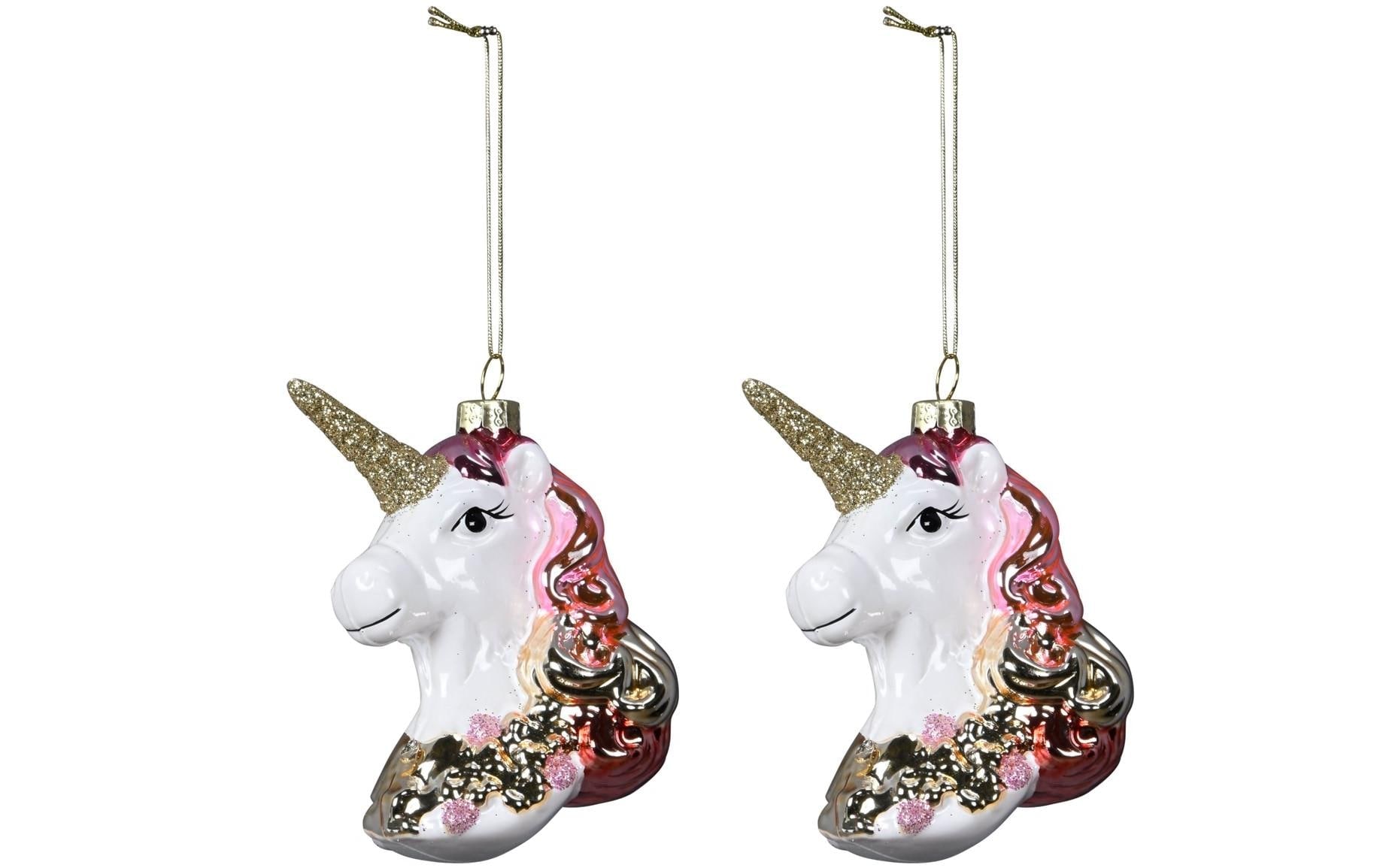 Cocon Christbaumschmuck »Einhorn, 2 Stück«