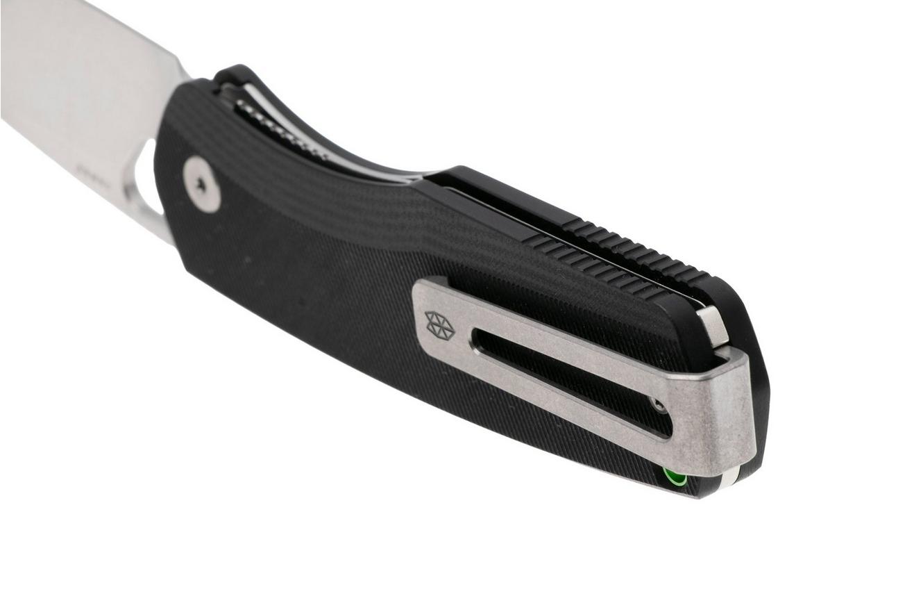 The James Brand The Folsom Pro KN129114-00, LC200N Stonewash, Black G10, zakmes