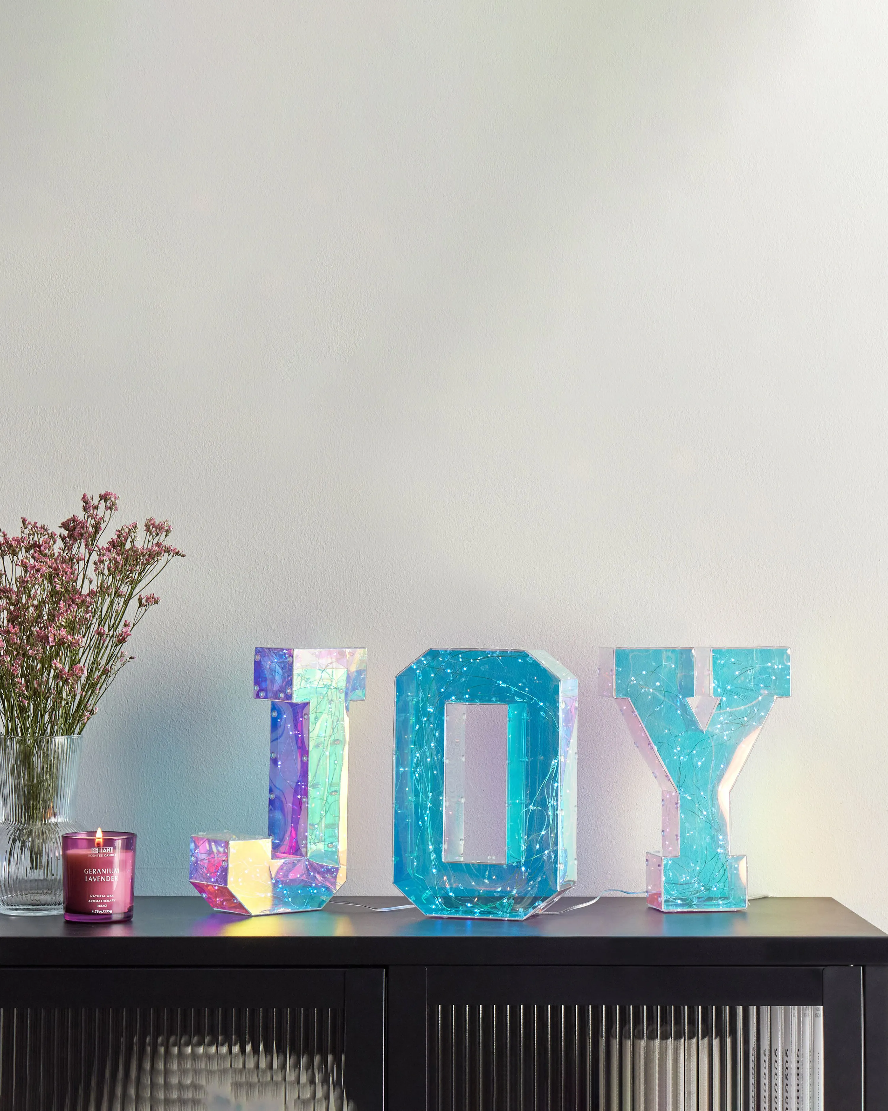 LED decoratie Tekst CASTOR Meerkleurig
