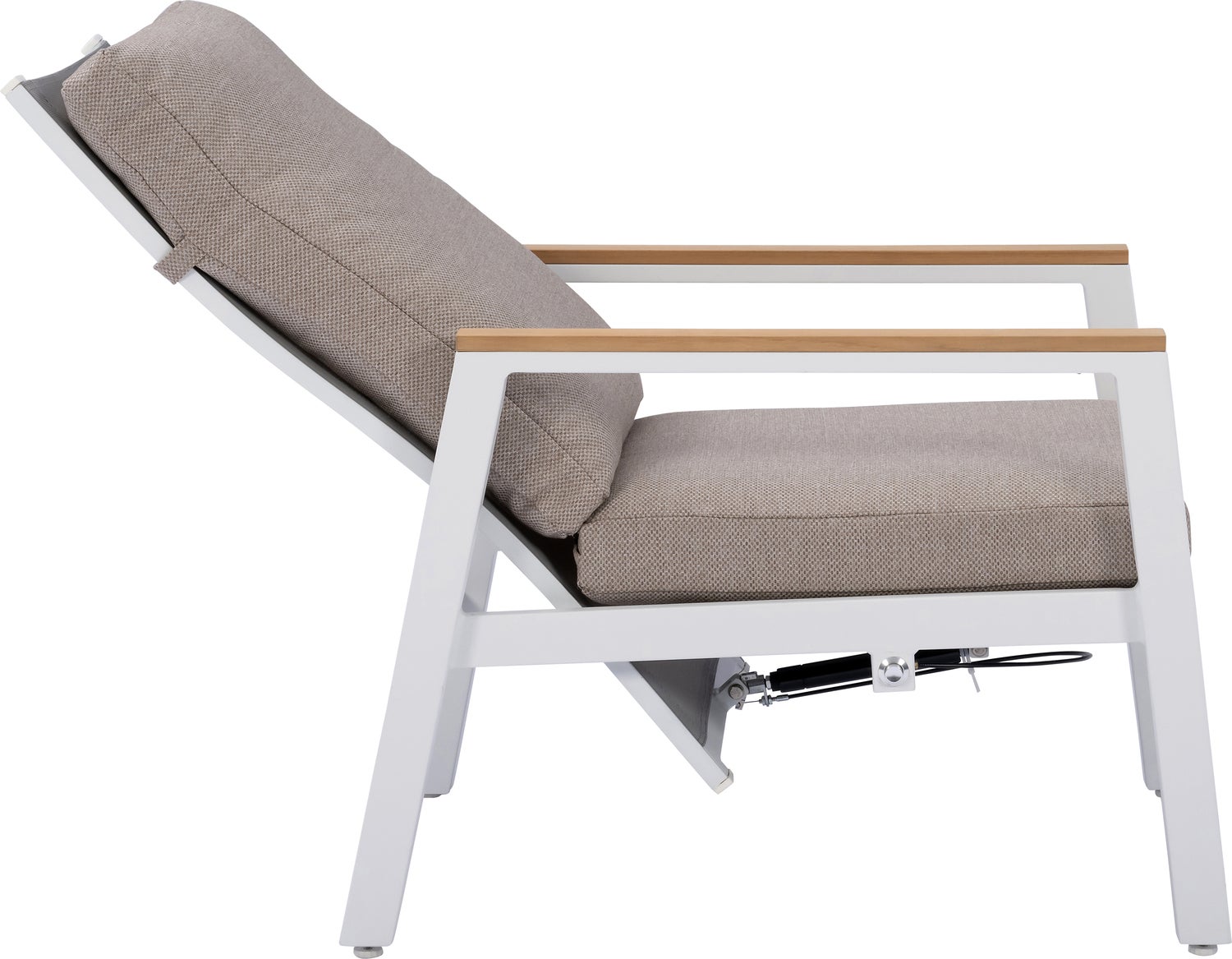 Intratuin loungestoel Hidde wit