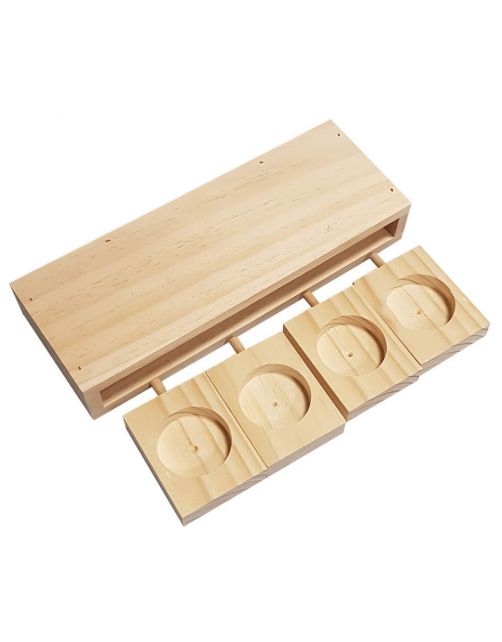 Duvo+ Houten Sniffle `n Snack Puzzle Ben - Speelgoed - 22x8x3.6 cm