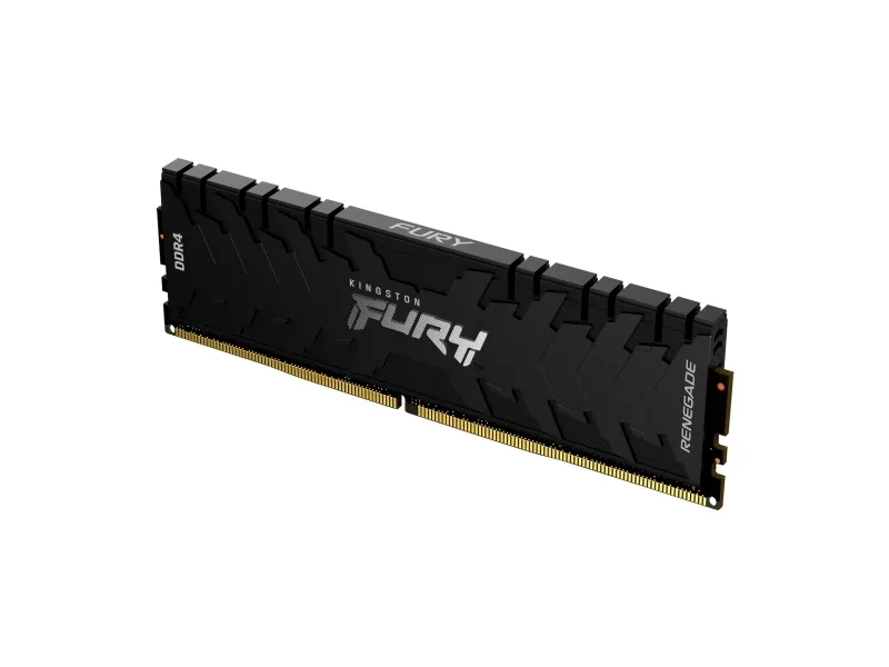 Kingston FURY Renegade - DDR4 - sæt - 16 GB: 2 x 8 GB - DIMM 288-PIN - 5333 MHz / PC4-42600 - CL20 - 1.6 V - ikke bufferet - ikke-ECC - sort