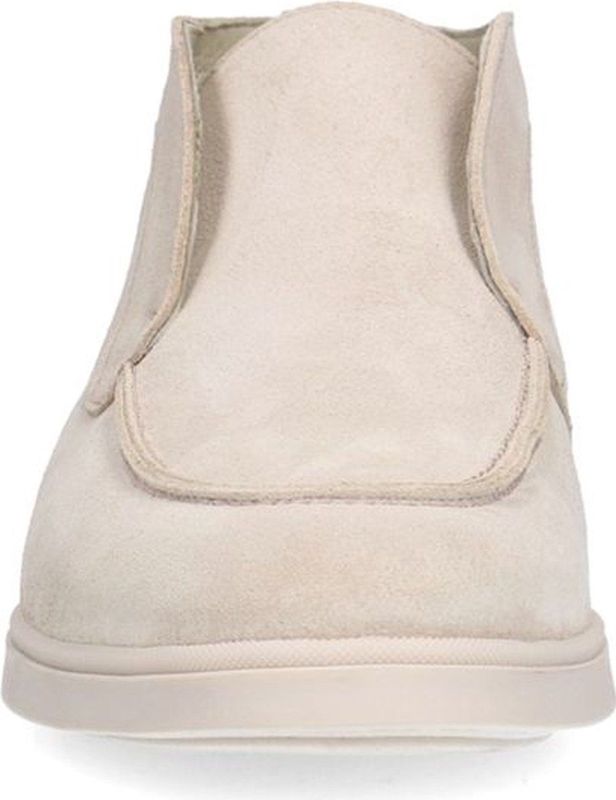 Manfield - Schoenen - Beige - Suède - Loafers
