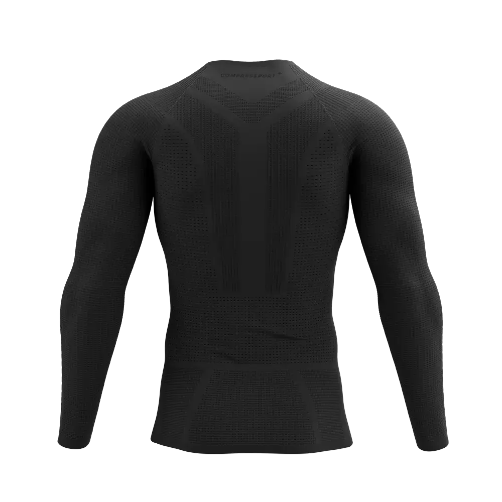 Compressport On/Off Thermoshirt Lange Mouwen Zwart Heren