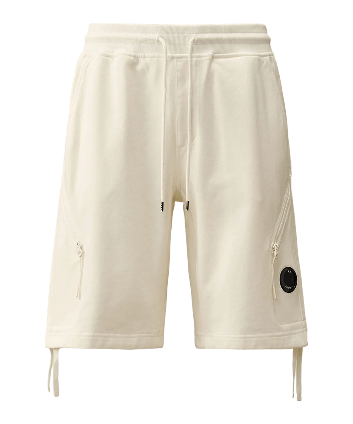 C.P. Company Bermuda Jogginghose Weiss