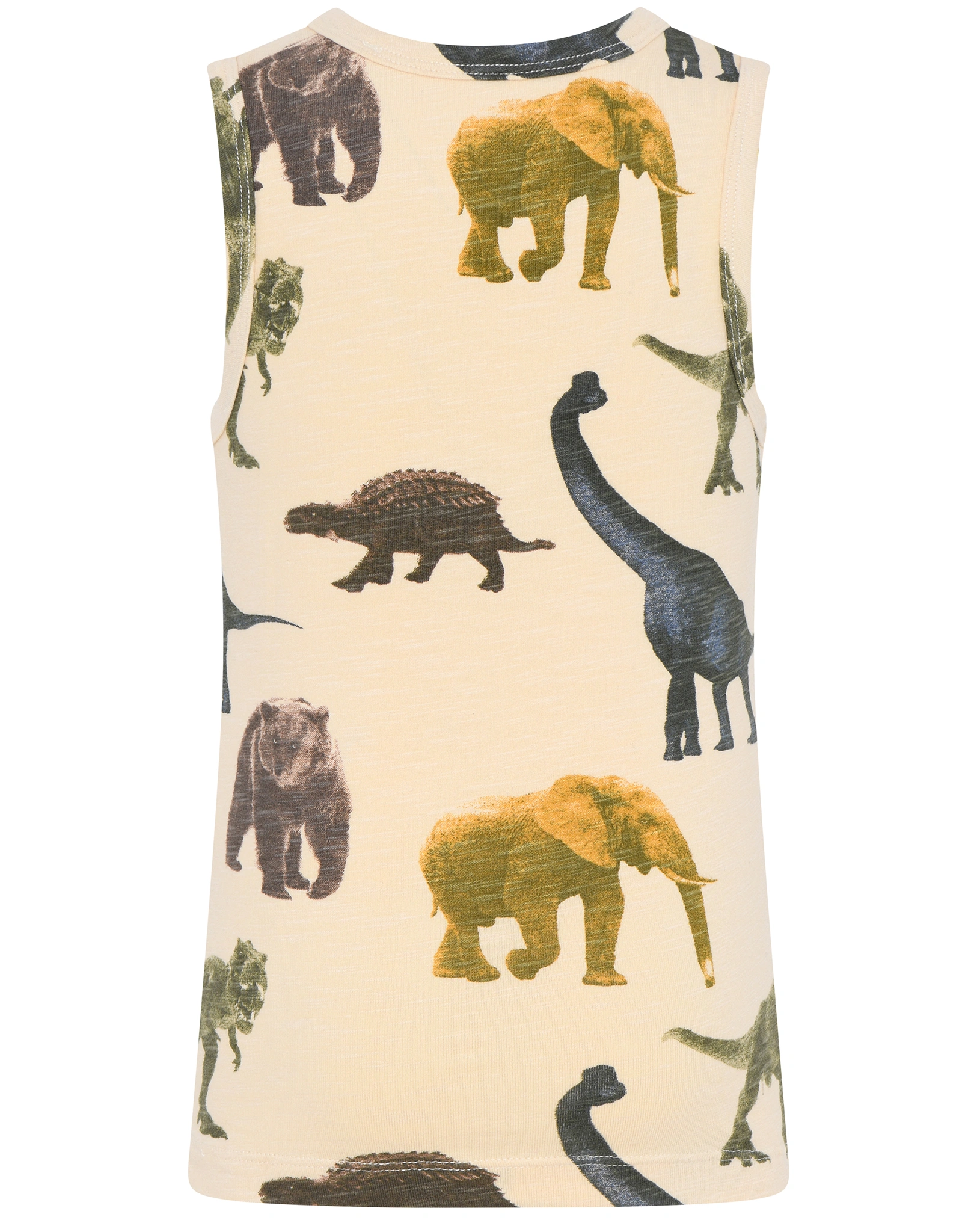Unterhemd WILD ANIMALS 2er-Pack in biscotti/blau
