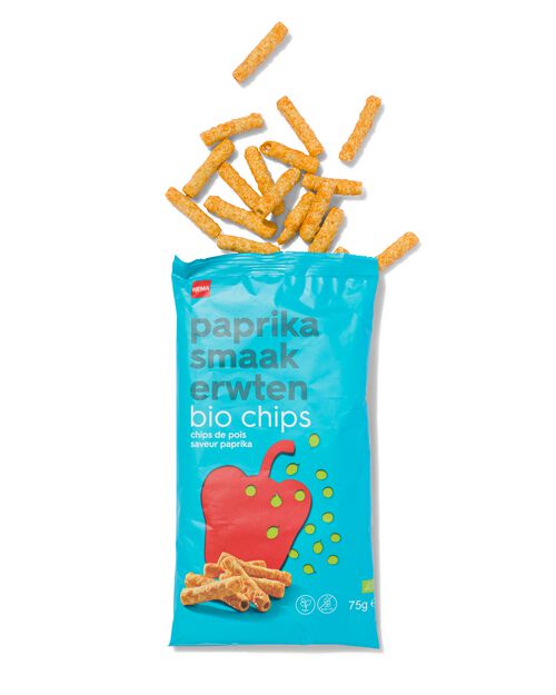 chips bio pois 75g paprika