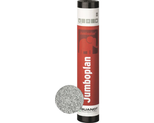 Quandt Bitumen Lasmembraan Jumboplan® PYE PV 250 S5 leisteen gecoat wit 5 x 1 m rol = 5 m²