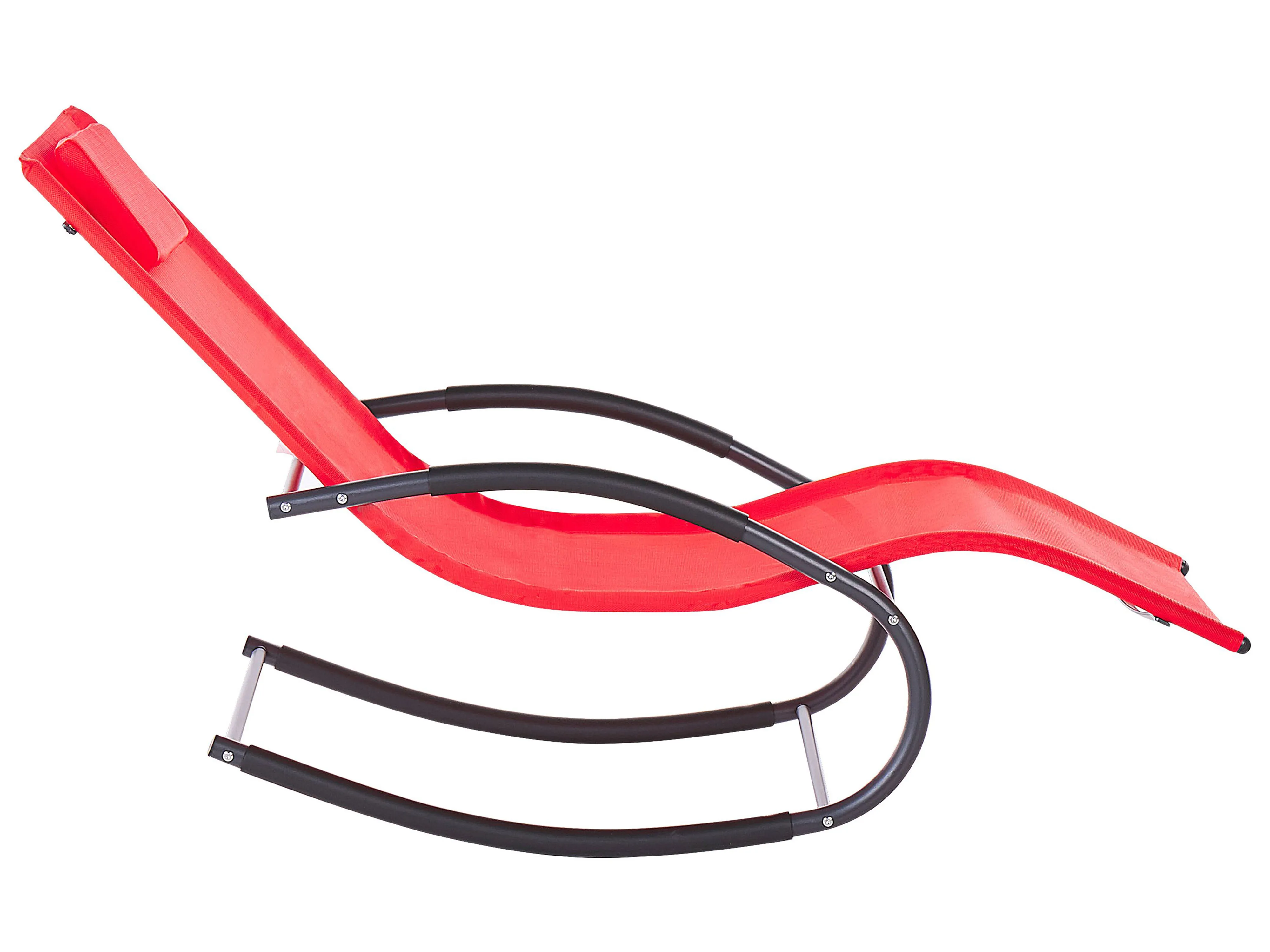 Schommel-ligstoel CARANO II Metaal Rood