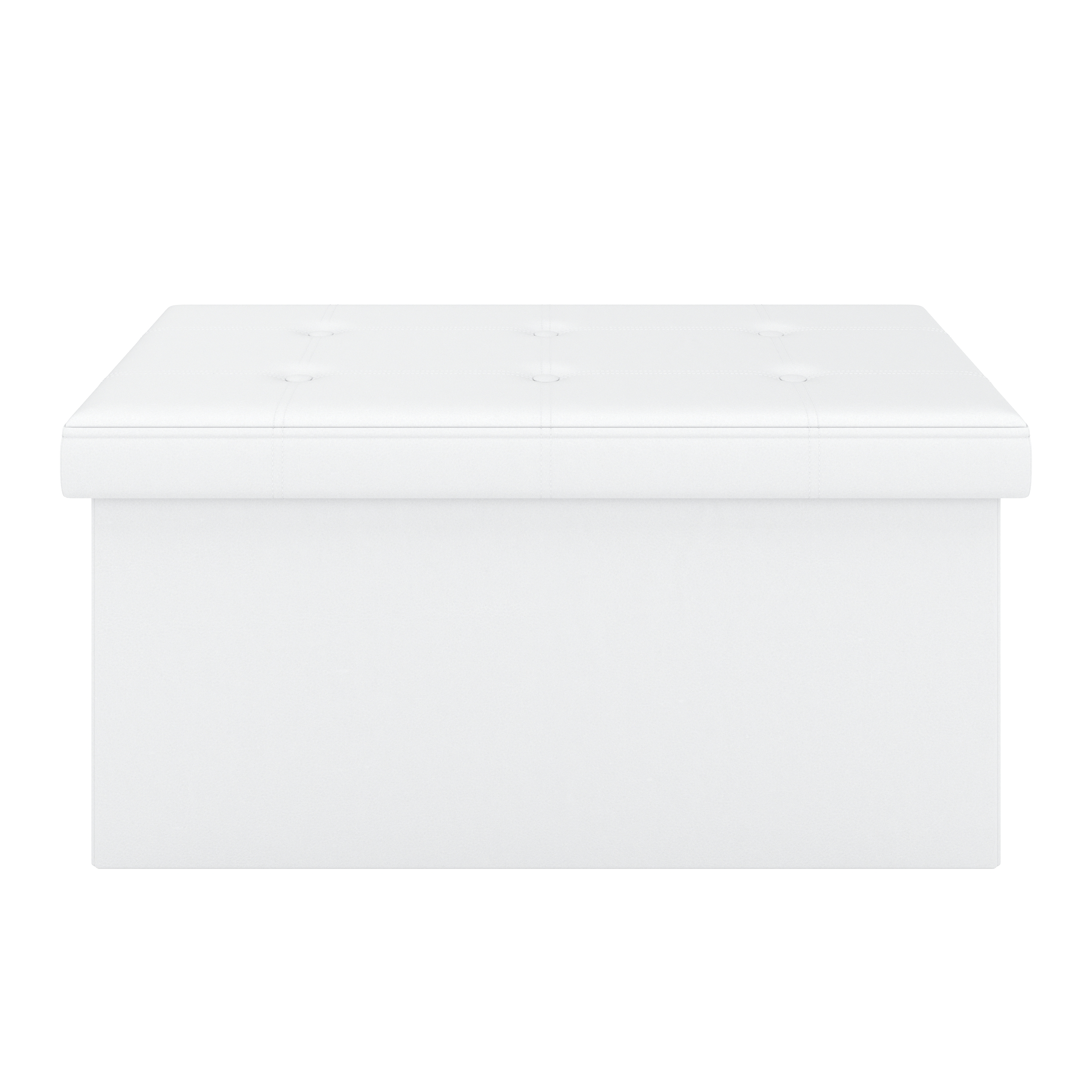 Sitzbank Leder JORIS 76 cm weiss