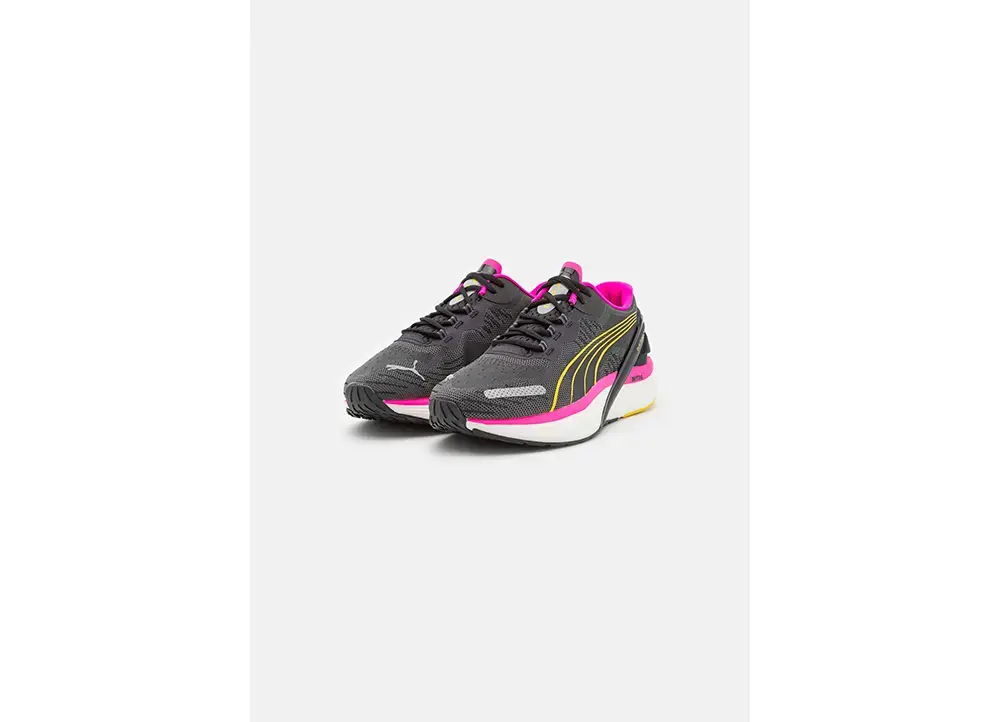 PUMA Run XX Nitro Hardloopschoenen Zwart/Roze/Oranje Dames