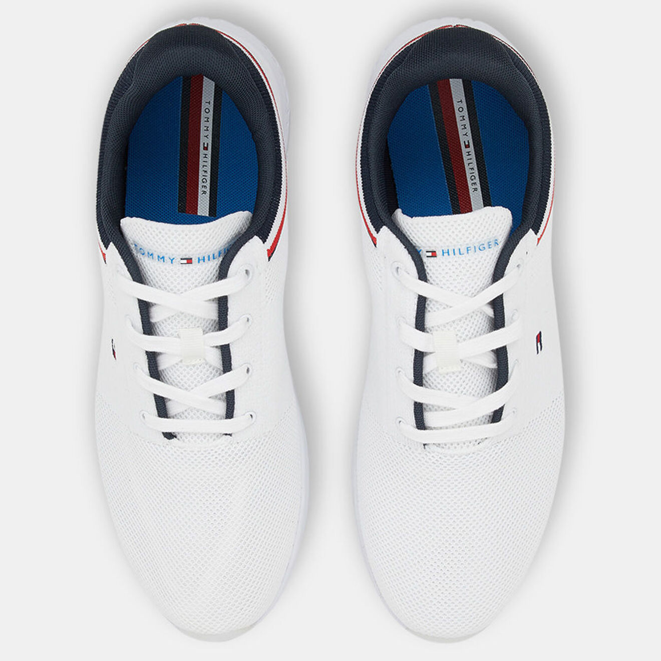 Tommy Hilfiger Baskets running Knit Bandeau blanches