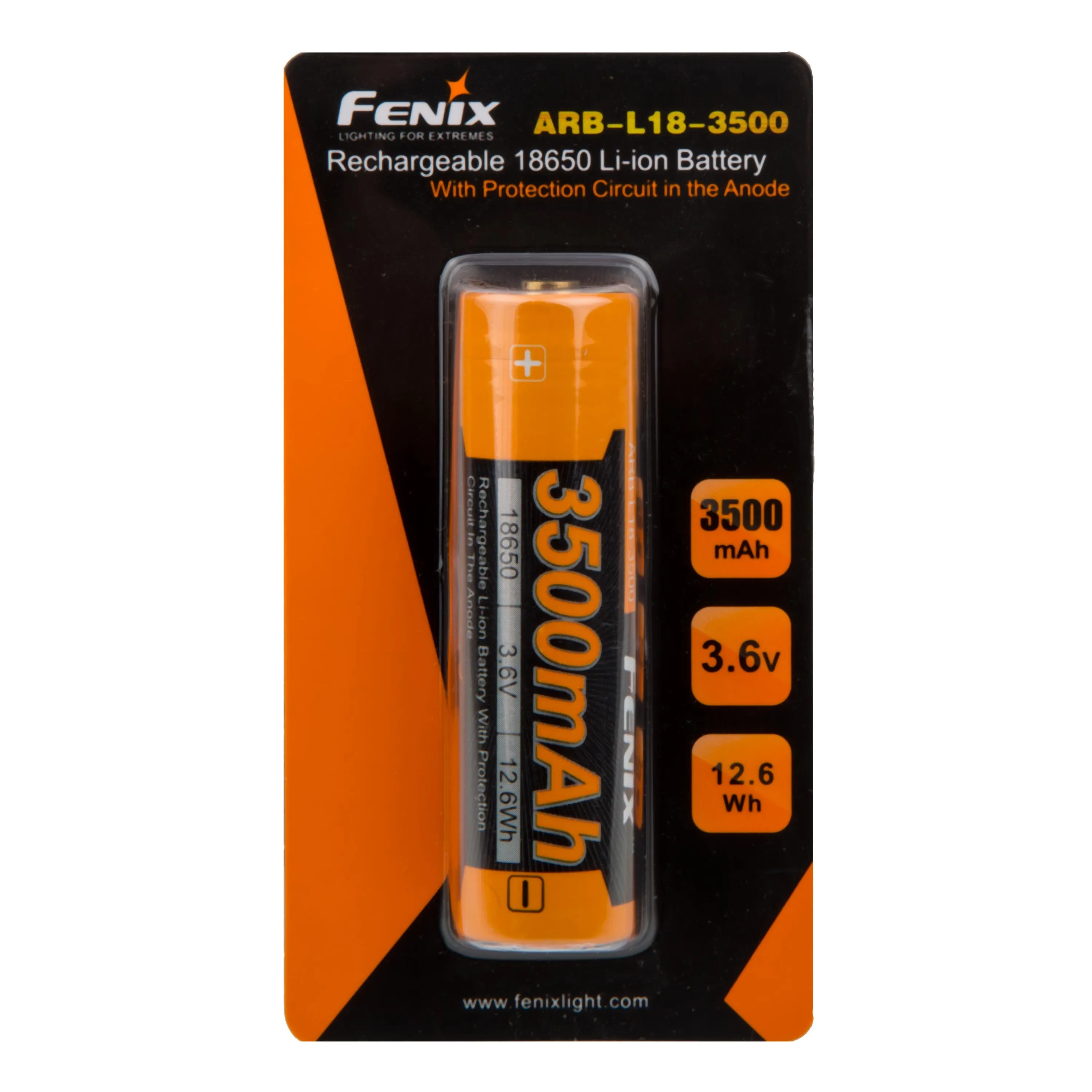 Fenix -  Li-Ionen Akku 18650 ARB-L18-3500 mAh