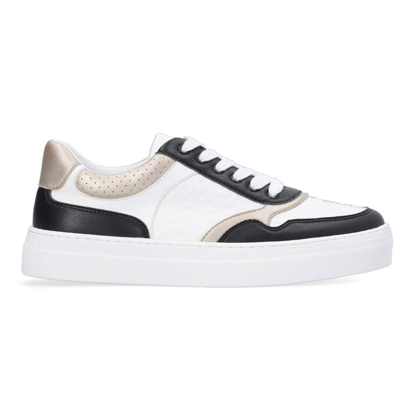Liu-Jo Sneakers Giulia noir/blanc/doré