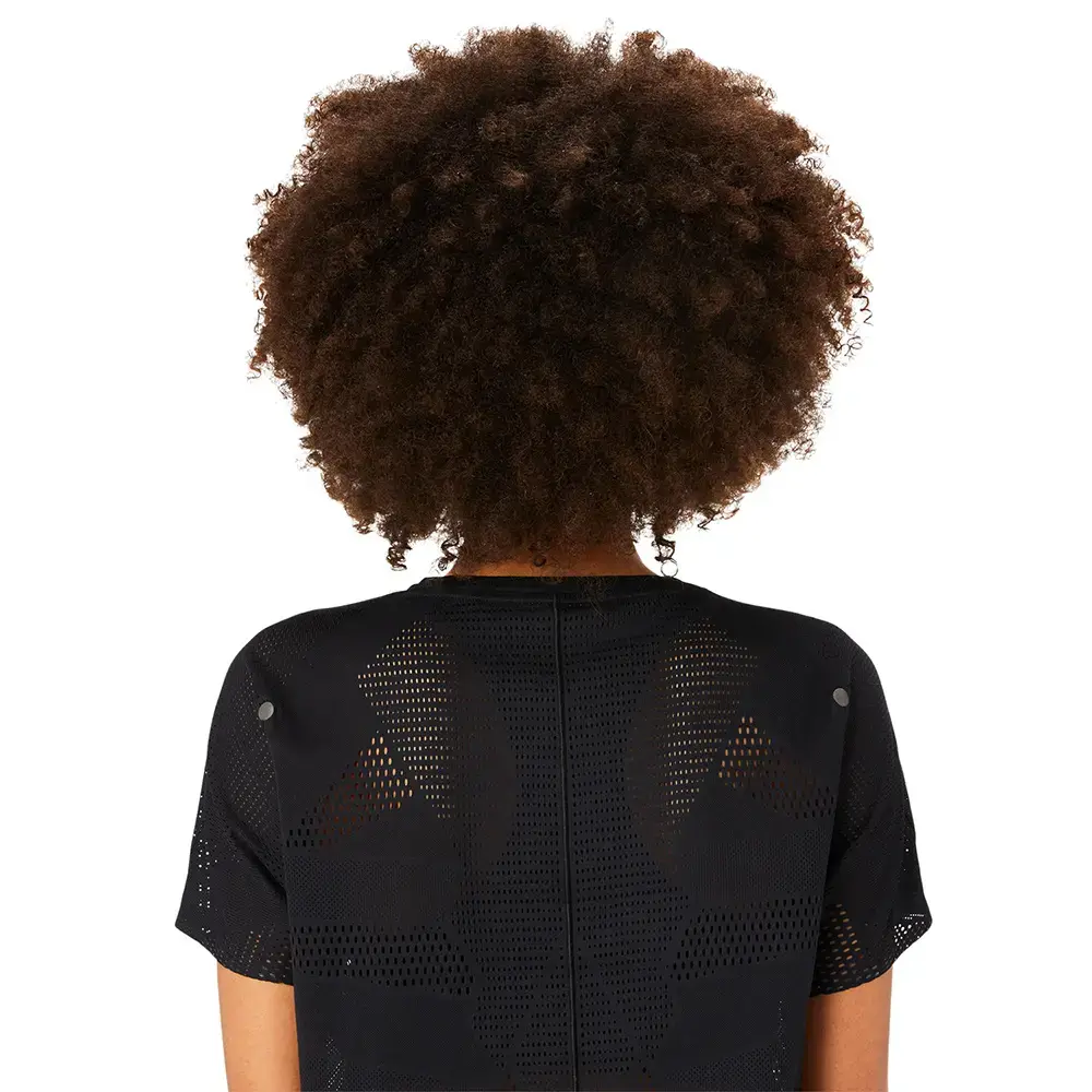 ASICS Metarun Hardloopshirt Korte Mouwen Zwart Dames