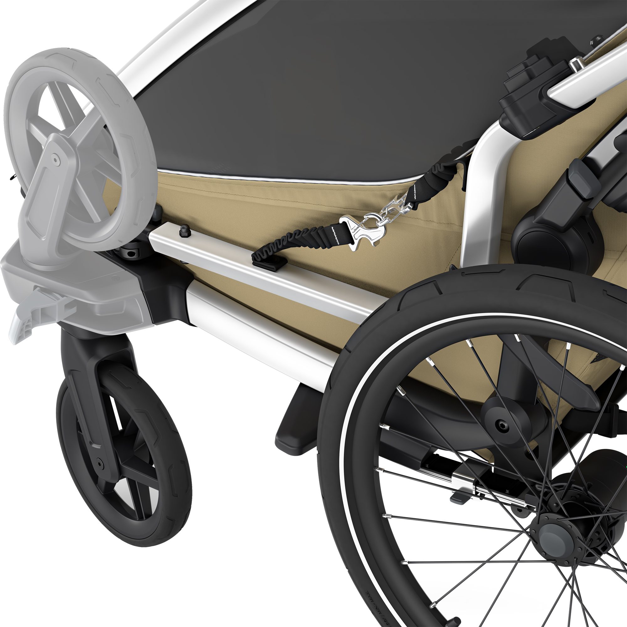 Thule Chariot Cross 2 Single Fahrradanhänger 1 Sitzer khaki