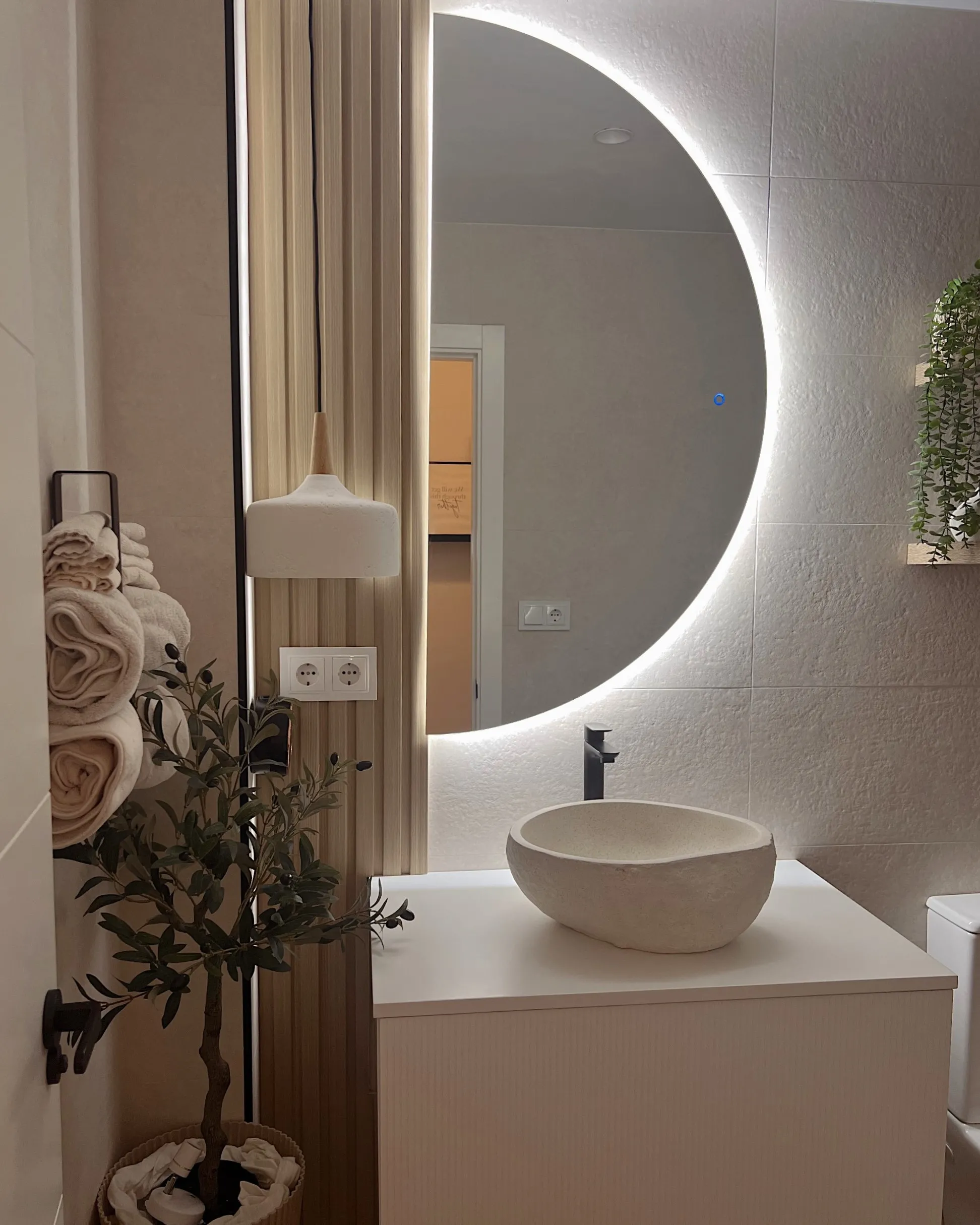 Hanglamp BURANO Beton Wit