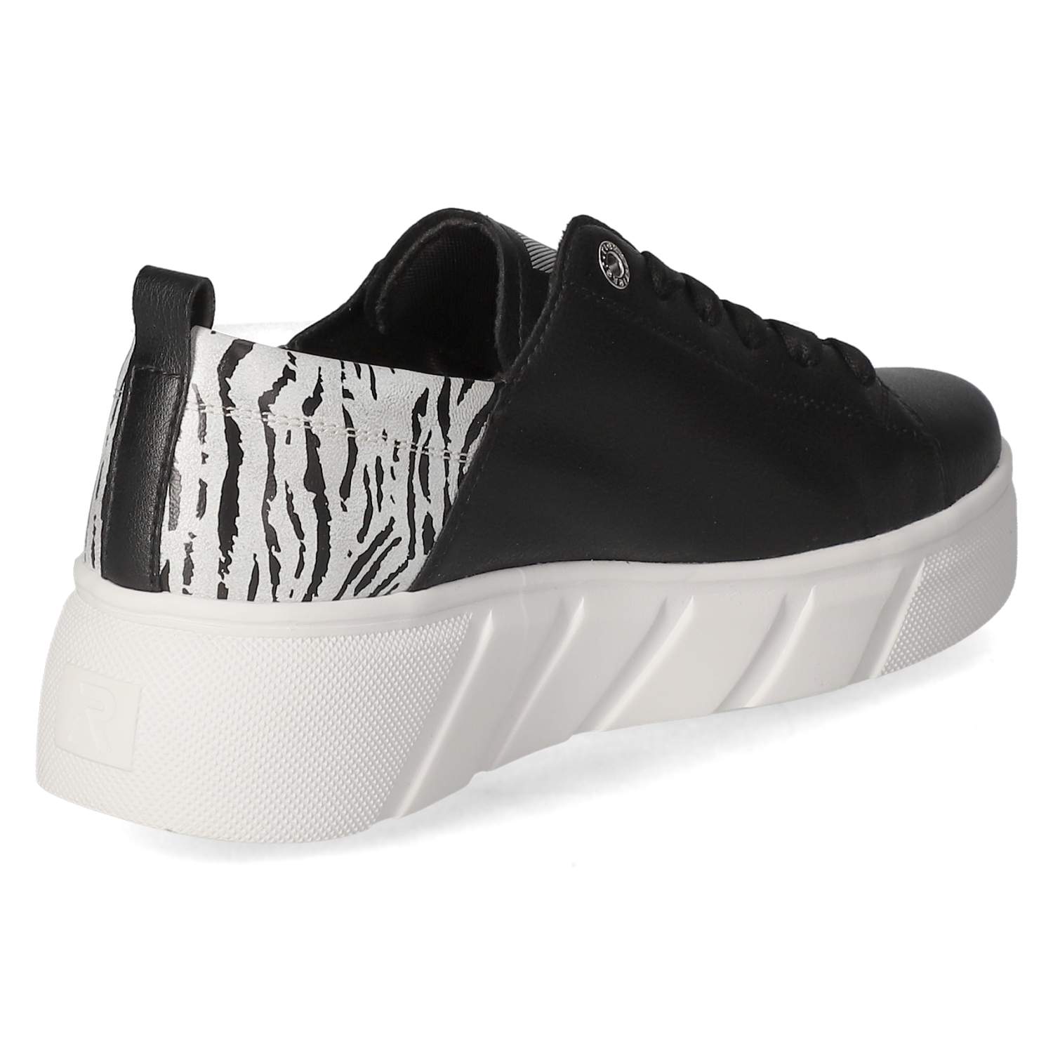Rieker Low Sneaker - schwarz