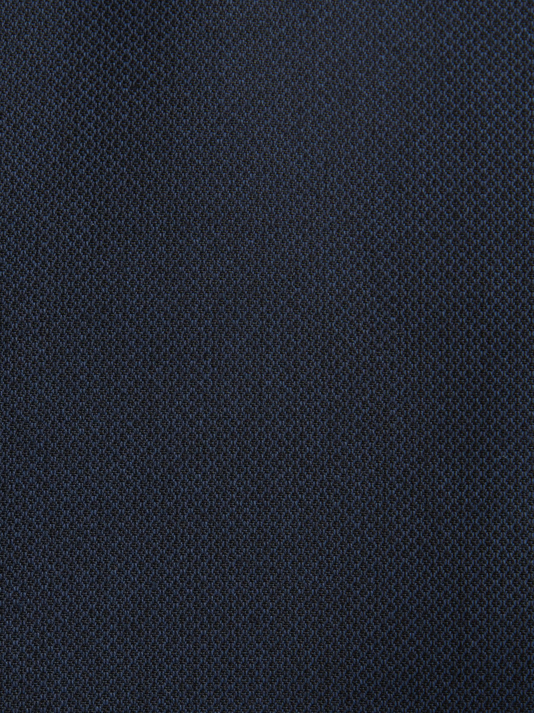 Donkerblauw - Herenvest met textuur