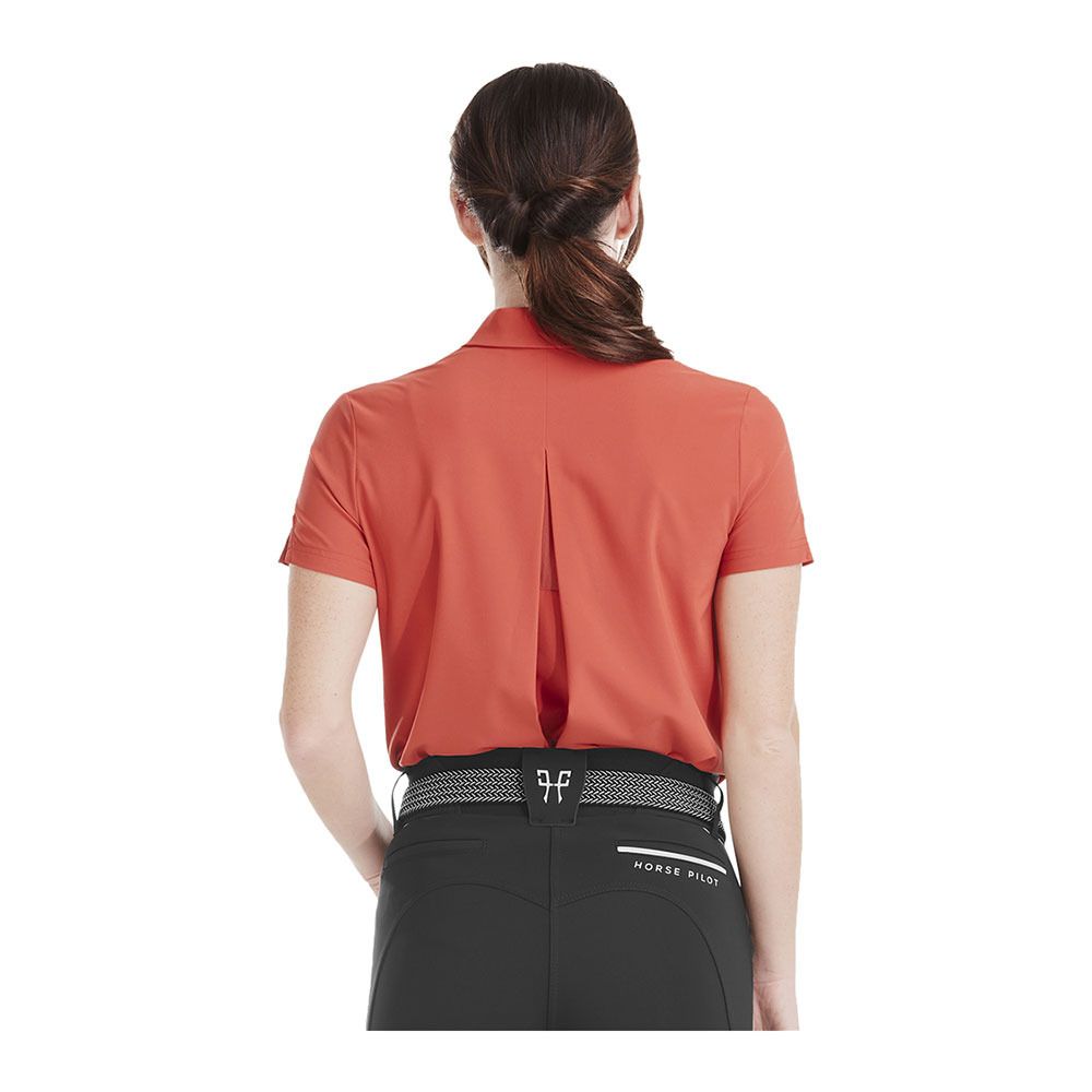 Horse Pilot ARIIA - Polo Femme terracotta