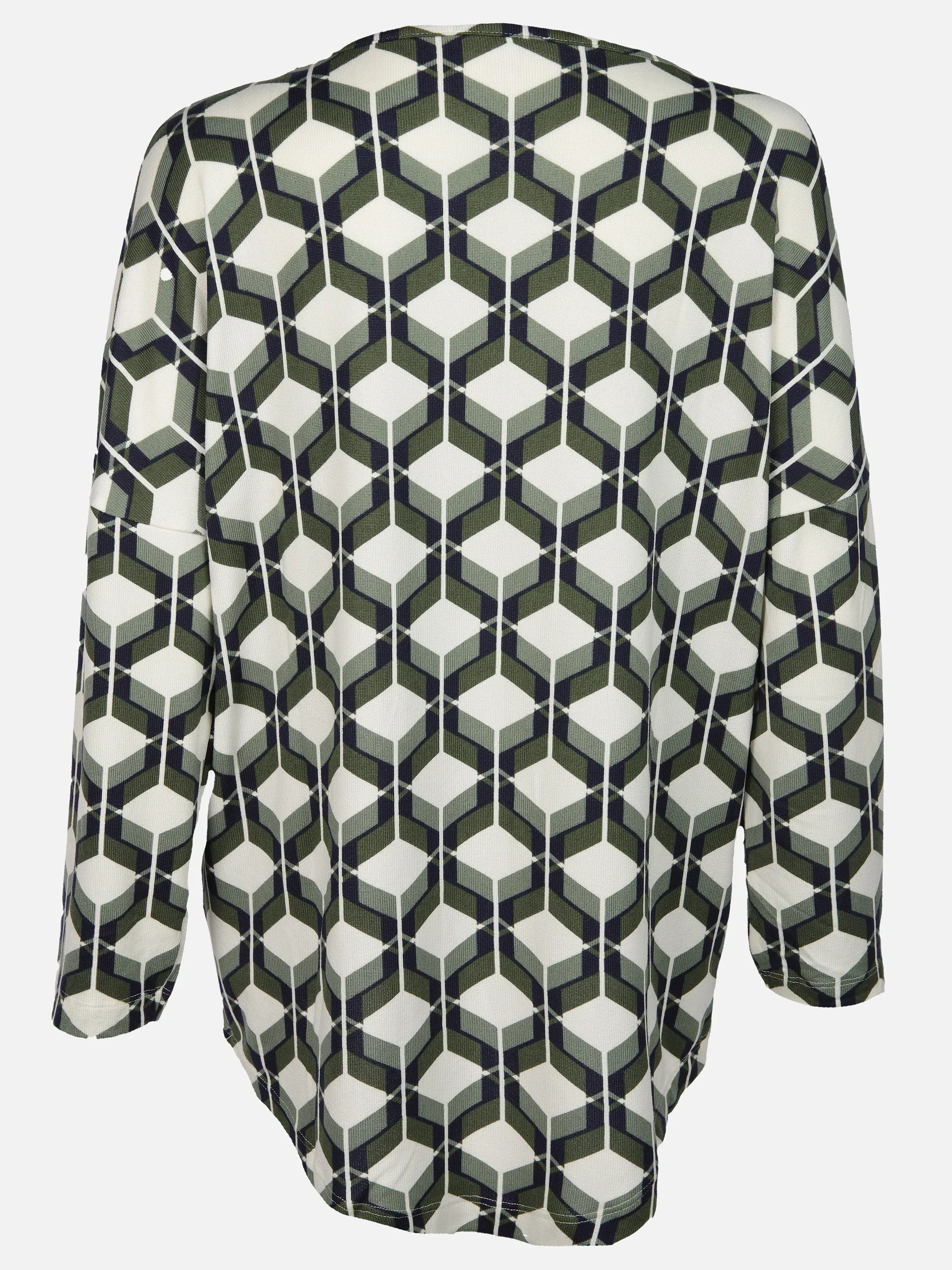 Damen Longshirt mit abstraktem Dessin