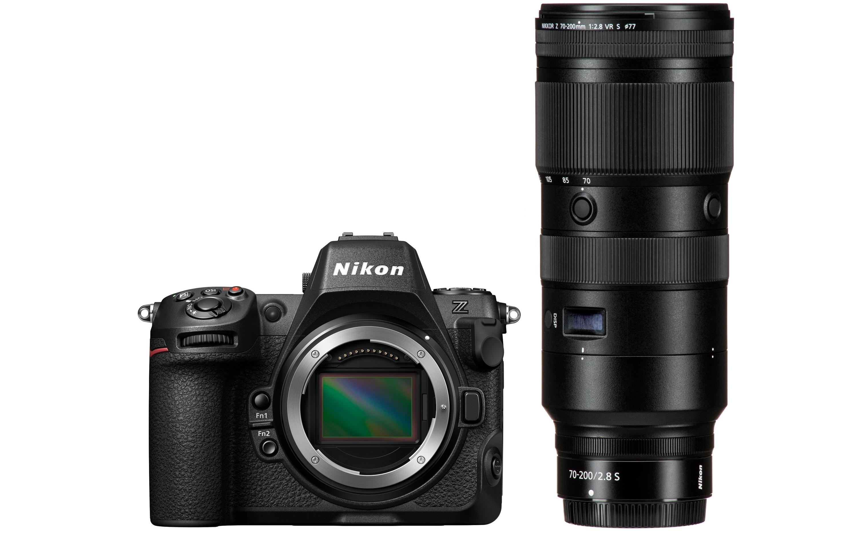 Fotokamera Z8 70-200 KIT<br>Vollformat-Hybridkamera mit professionellem Telezoomobjektiv für alle Wetterbedingungen