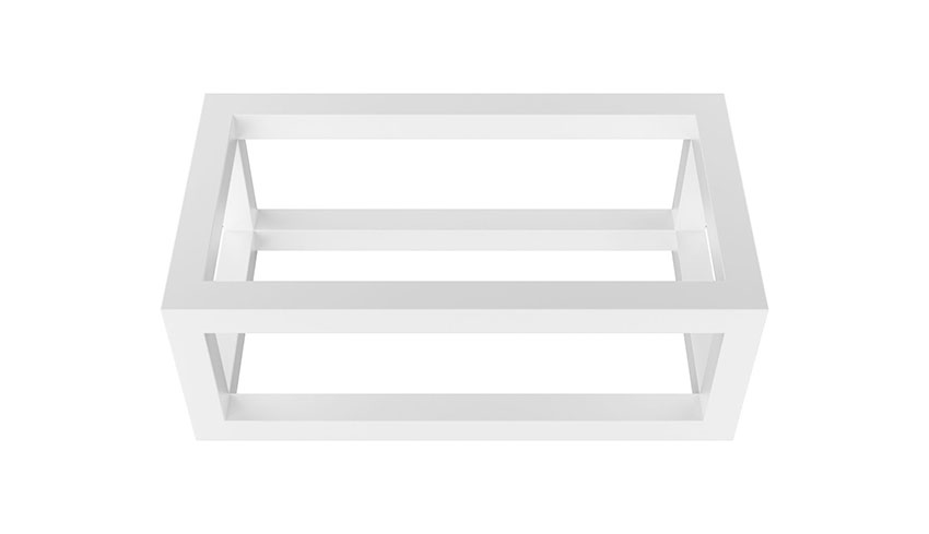 Mueller Bela frame voor fontein 40x22cm wit mat