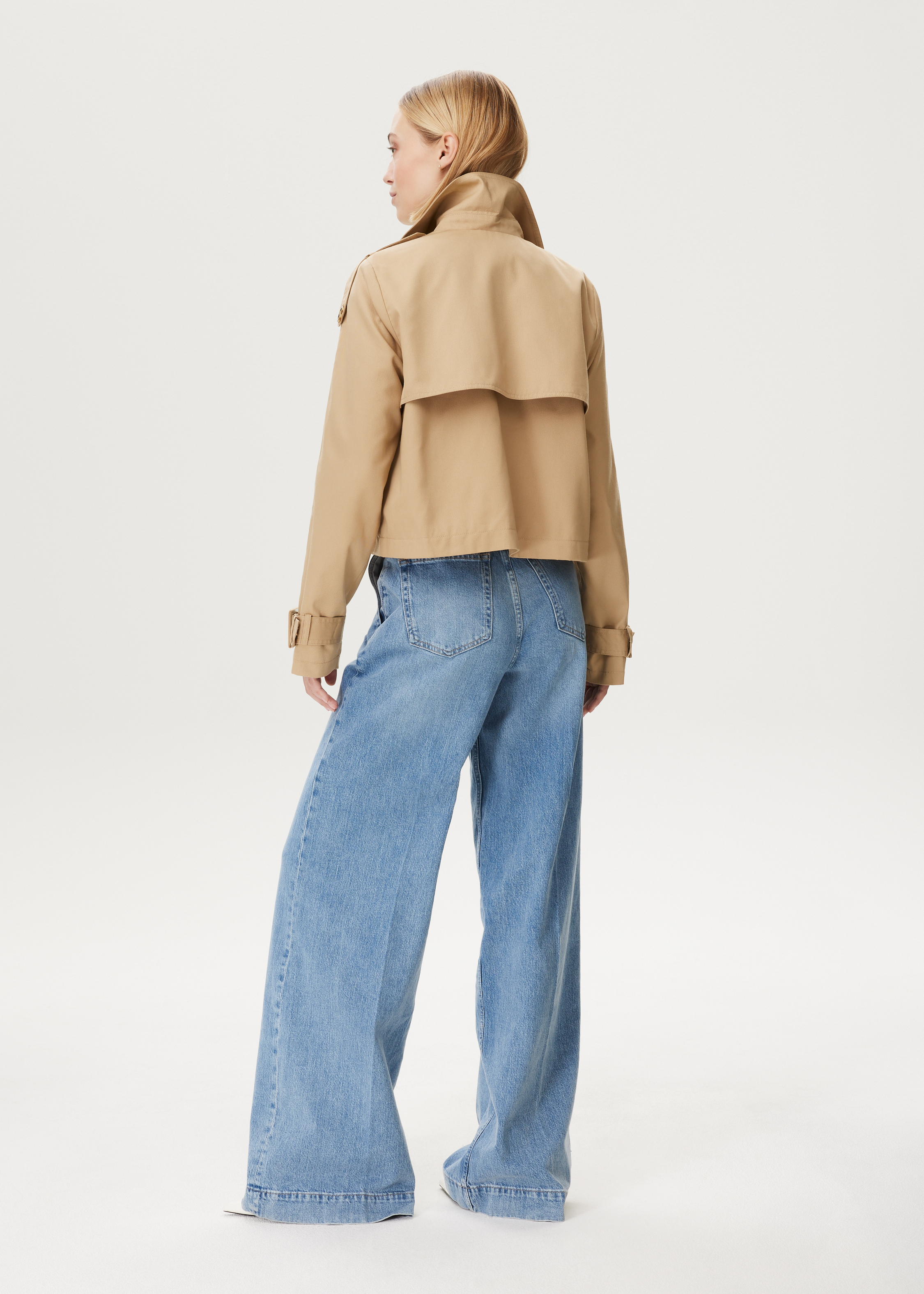 Korte trenchcoat
