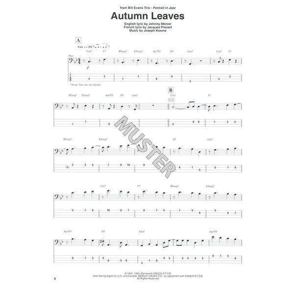 Hal Leonard Jazz Bass Classics
