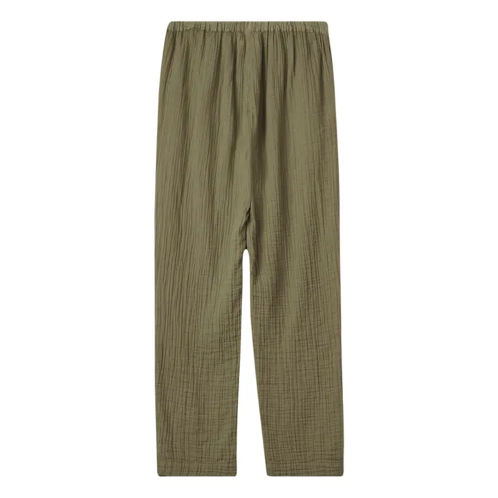 Xirena Pantalon Brinkley Gaze de Coton | Vert kaki
