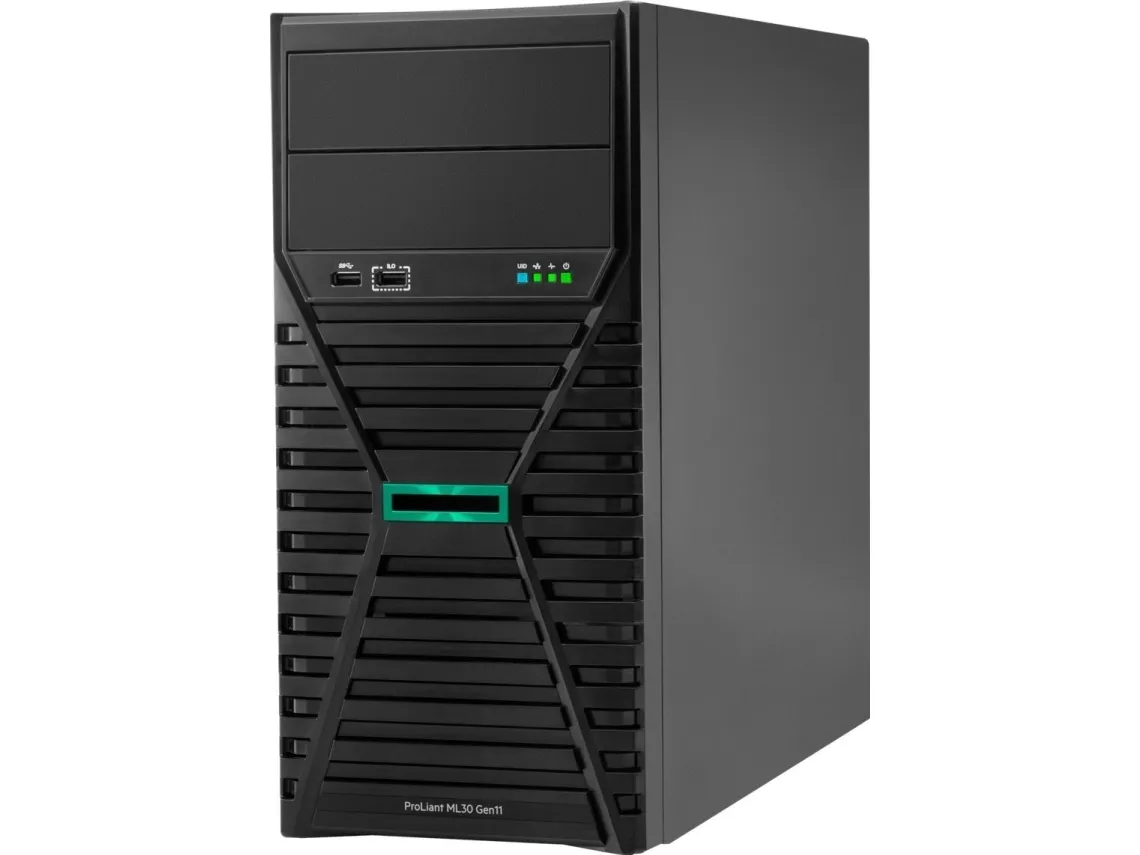 HPE ProLiant ML30 Gen11 - Server - tower 4U - envejs - 1 x Xeon E-2434 / op til 5 GHz - RAM 32 GB - SATA - hot-swap 2.5